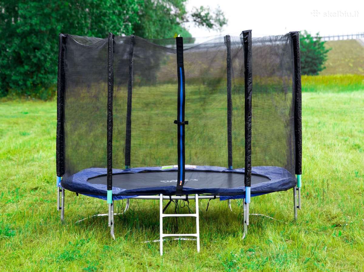 Sodo batutas 244 cm / su apsauginiu tinklu Naujas