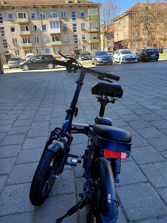 Parduodami mažai naudoti elektriniai dviračiai - nuotraukos Nr. 7