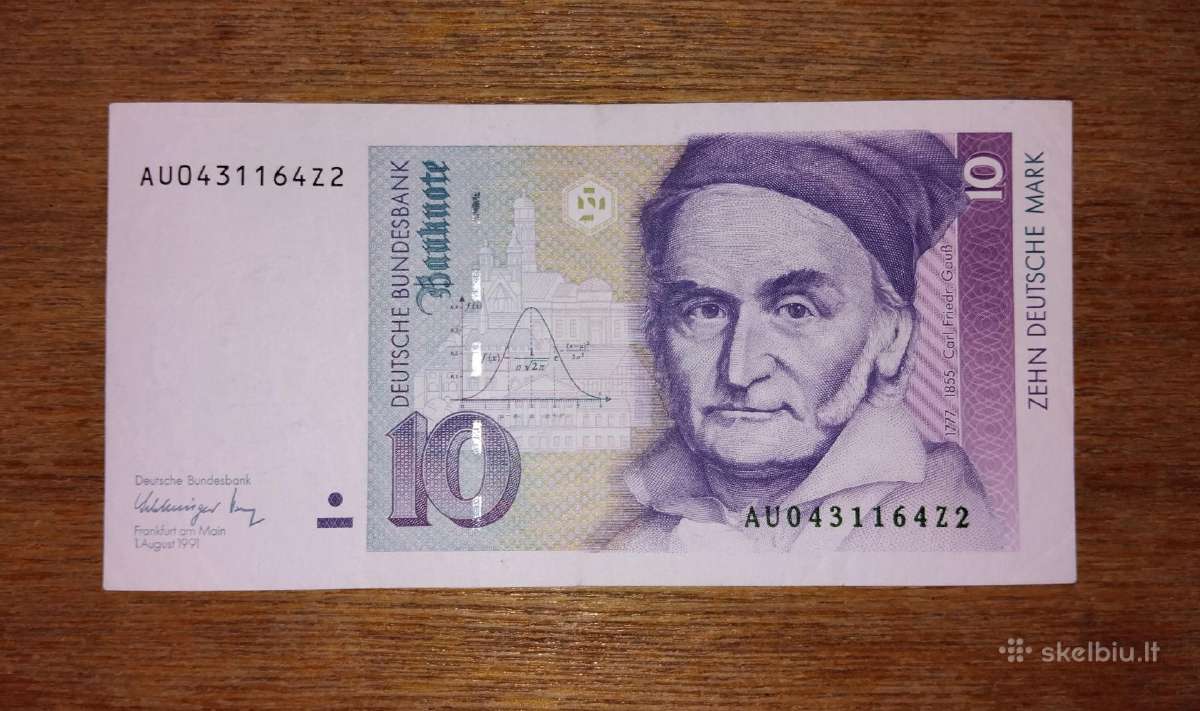 Vokietijos 10 markių banknotas