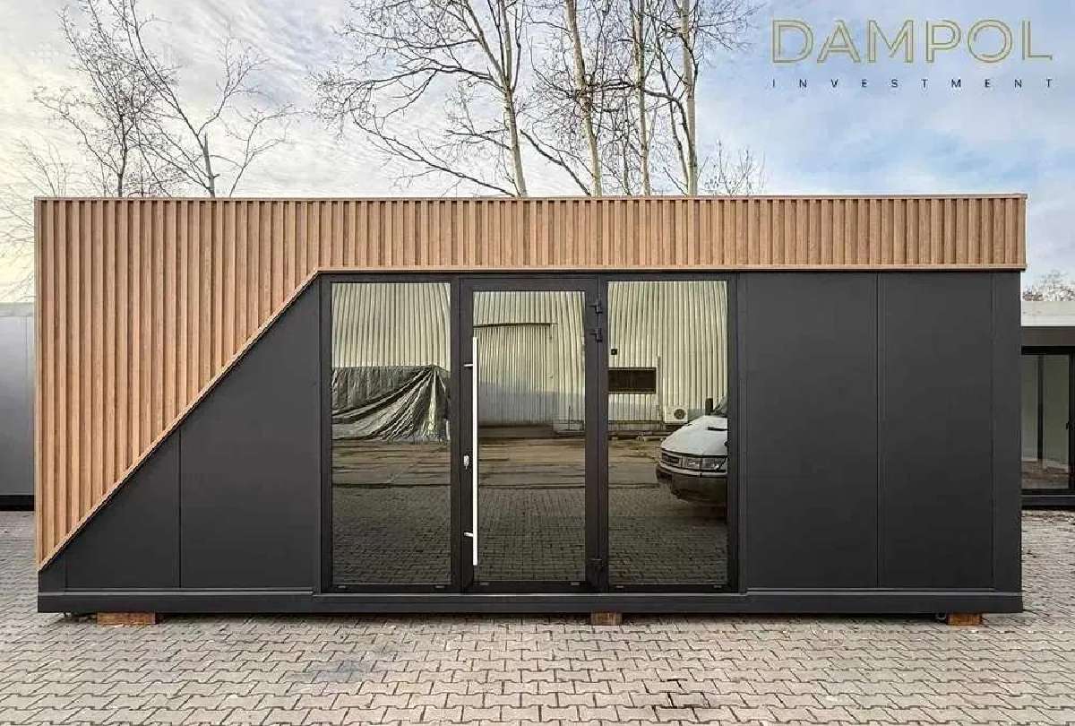 Modulinis ofisas 21 m² Modernus verslo paviljona - nuotraukos Nr. 2