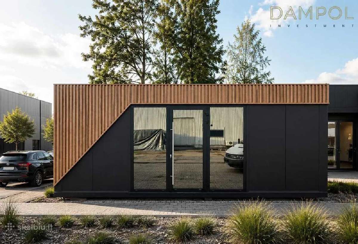 Modulinis ofisas 21 m² Modernus verslo paviljona