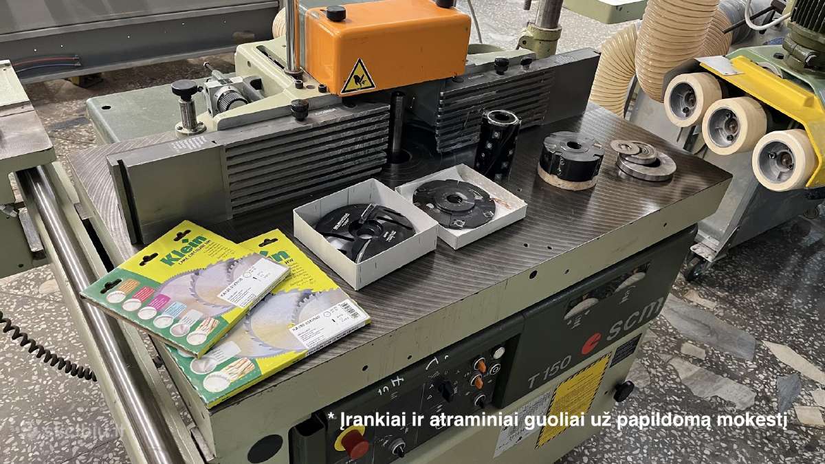Frezavimo staklės Scm T150 - nuotraukos Nr. 14