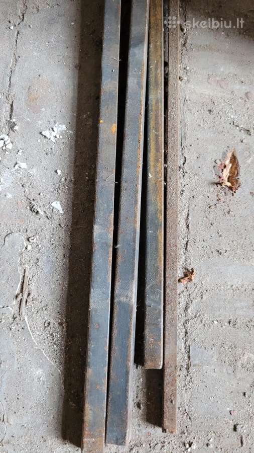 Metaliniai strypai dekoratyviniam darbui