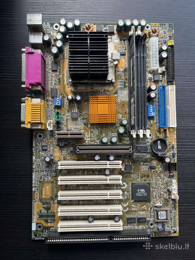 Pentium 3 800mhz Ga-6vx7-4x Socket 370 Retro Pc