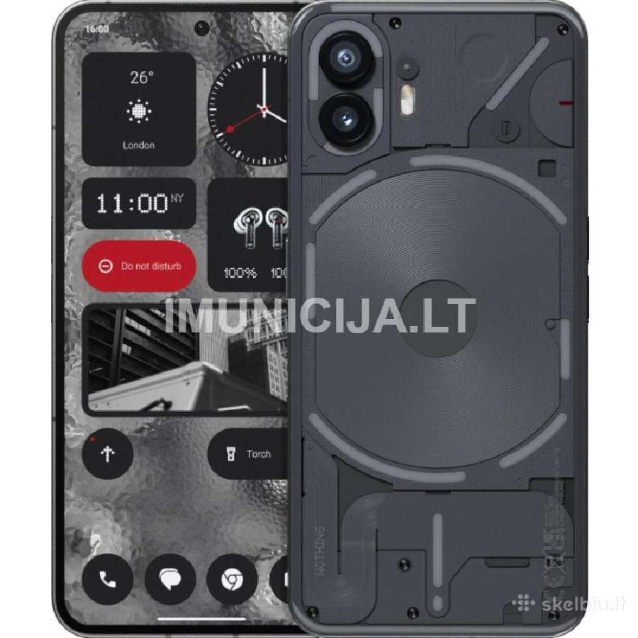 Nothing Phone (2) 5G – 12gb RAM / 512gb +6mėn.