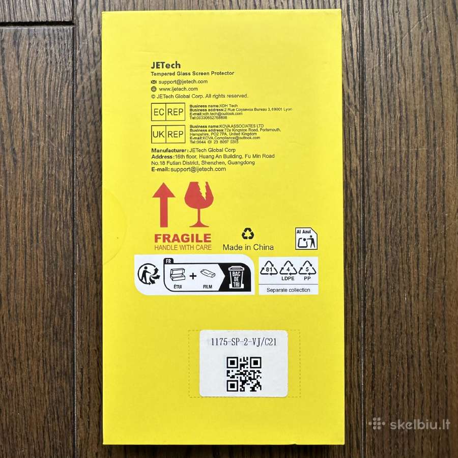 Apple iPhone 13 / 13 Pro Apsauginis Stiklas (2vnt) - nuotraukos Nr. 2