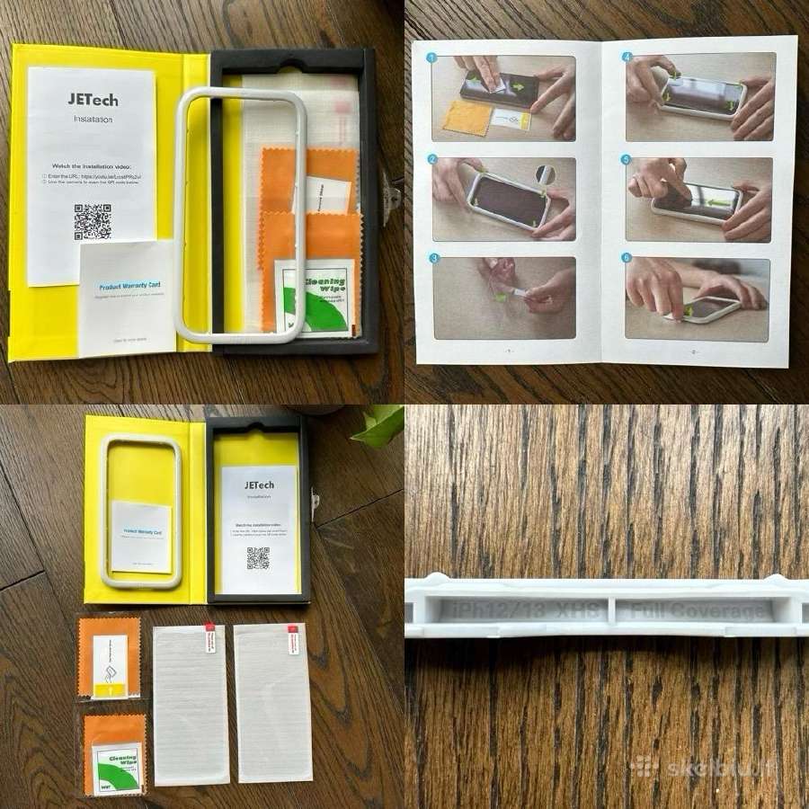 Apple iPhone 13 / 13 Pro Apsauginis Stiklas (2vnt) - nuotraukos Nr. 4