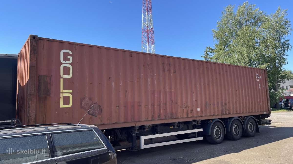 Jūrinis 40 pėdų 12m konteineris 1800€