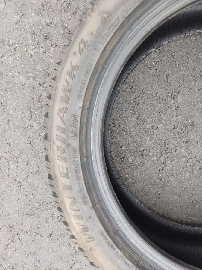 Dvi padangos Firestone Winterhawk 4 195/50r16 88h - nuotraukos Nr. 4