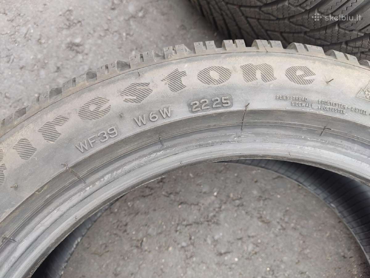 Dvi padangos Firestone Winterhawk 4 195/50r16 88h - nuotraukos Nr. 5