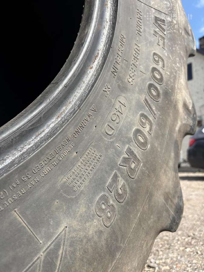600/60r28 Michelin Xeobib padangos - nuotraukos Nr. 8