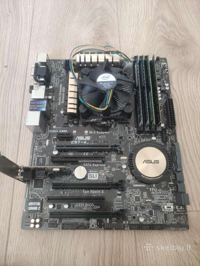 Asus Z97-a motininė + 20gb RAM + I5-4690k