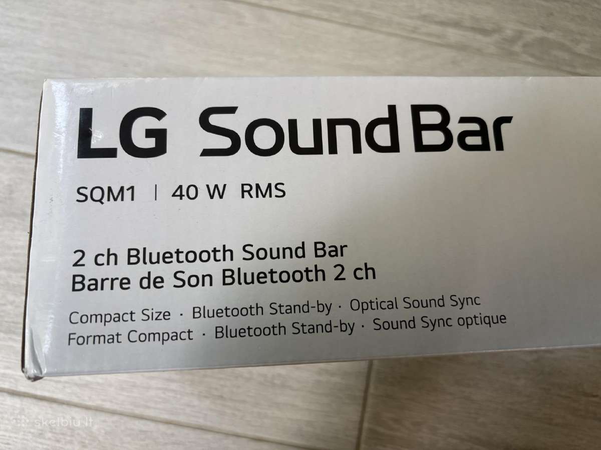 LG Soundbar Sqm1 40w Bluetooth garso kolonėlė - nuotraukos Nr. 2