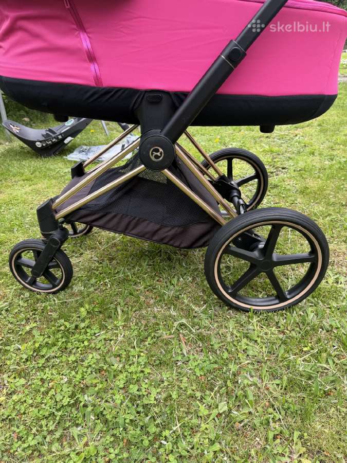 Cybex Priam V4 4in1 Fancy Pink spalva - nuotraukos Nr. 4