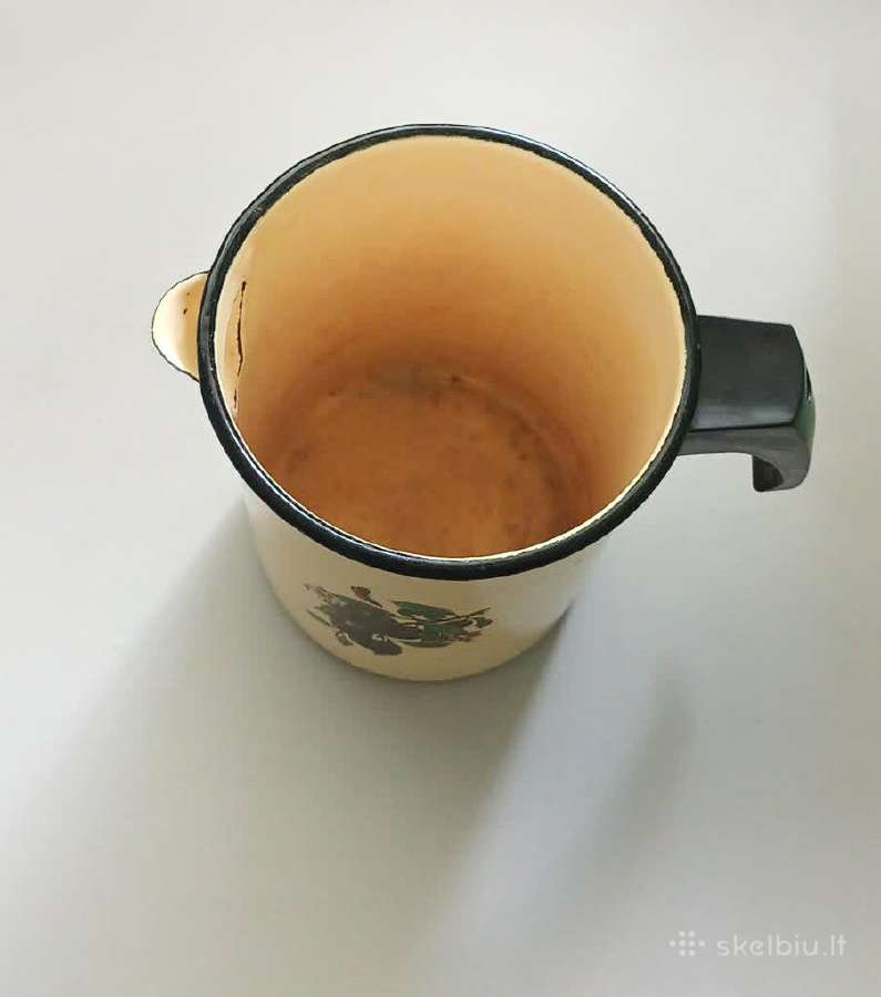 Emaliuotas ąsotis, indas, vaza ar sodo dekoras, 2l - nuotraukos Nr. 9