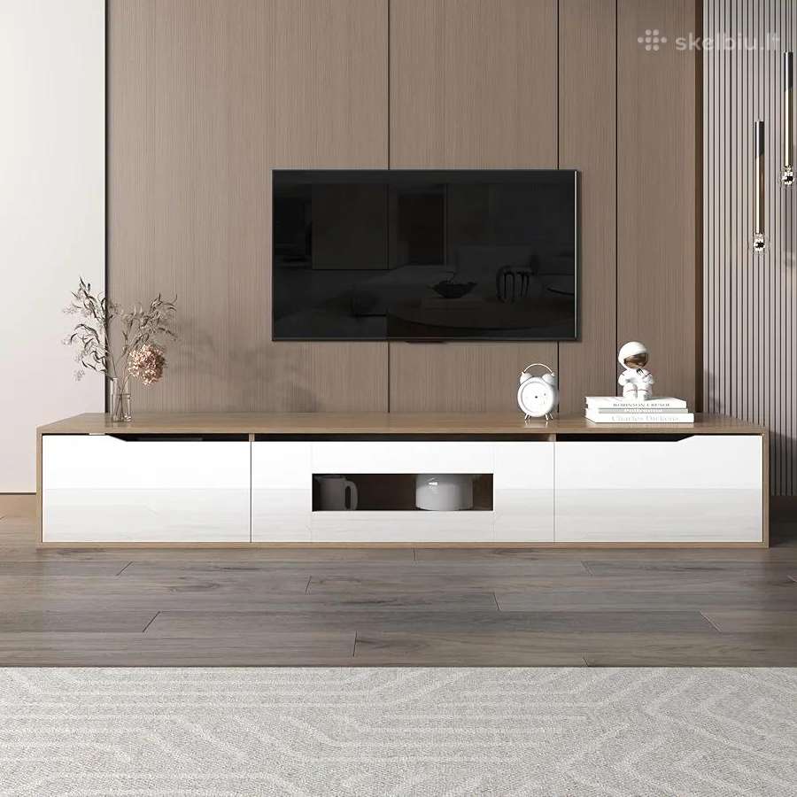 TV spintelė su LED