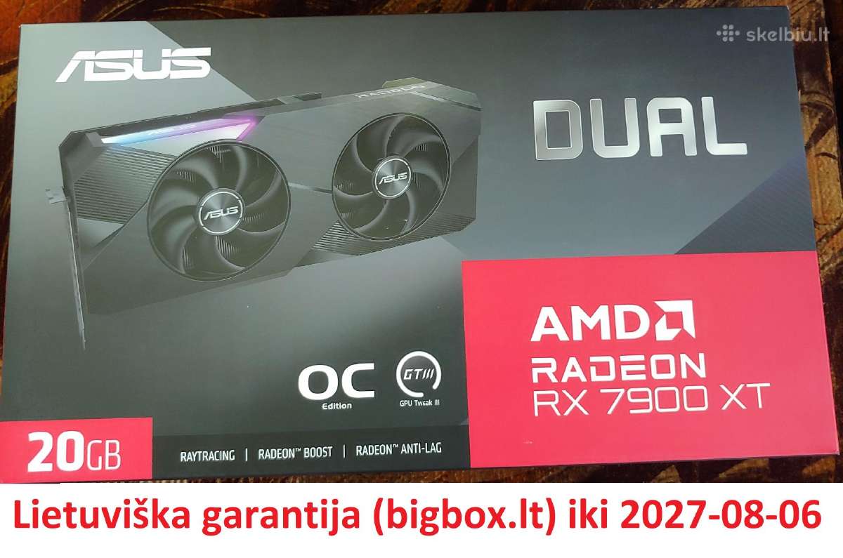 Asus Dual Radeon Rx 7900 XT Oc Edition 20gb