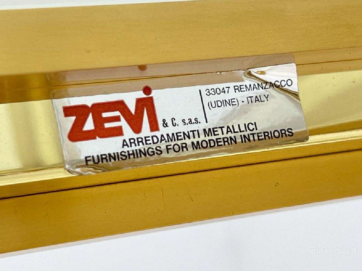 "Zevi" itališkas metalinio rėmo staliukas - nuotraukos Nr. 9
