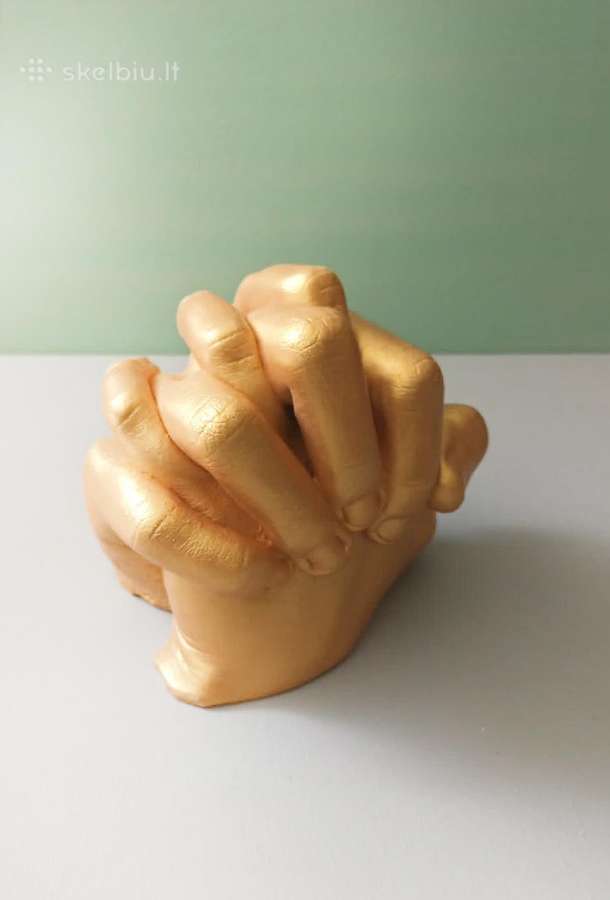 Gipso skulptūra "Rankos", 13cm aukštis. - nuotraukos Nr. 5