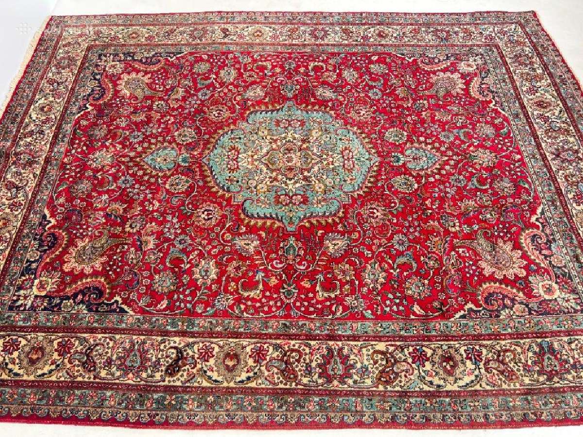Vilnonis, rankų darbo kilimas "Tabriz" - nuotraukos Nr. 4