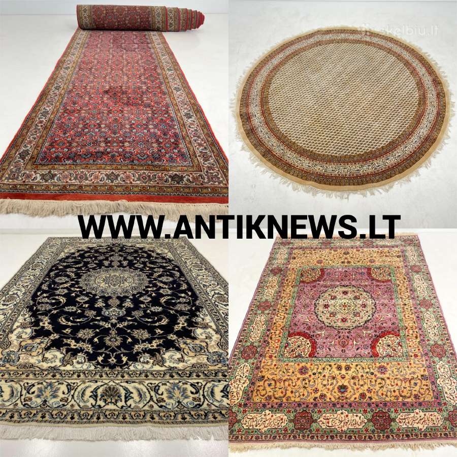 Vilnonis, rankų darbo kilimas "Tabriz" - nuotraukos Nr. 16