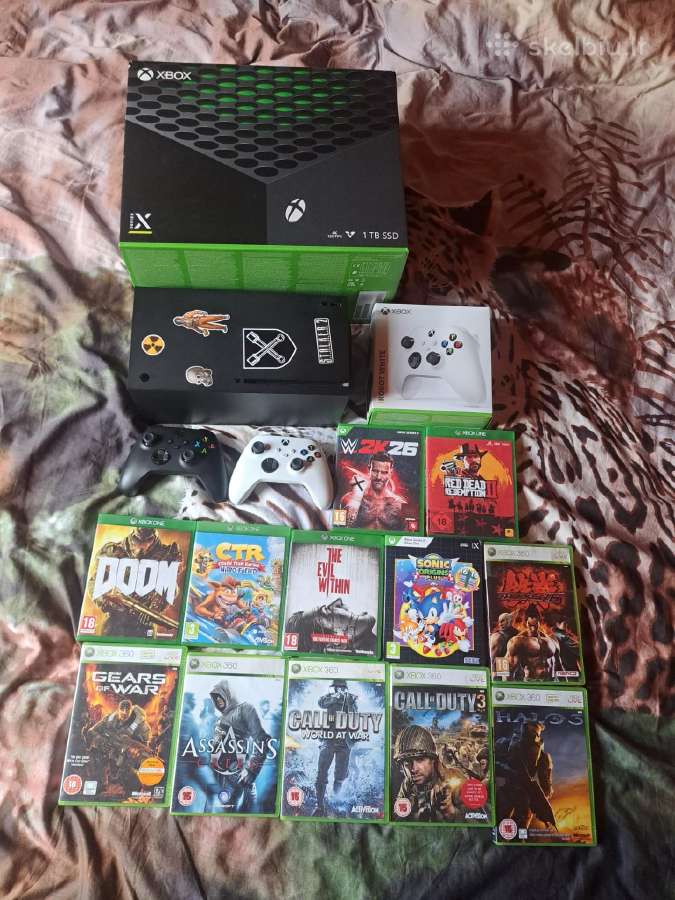 Xbox Series X Konsolė su žaidimais