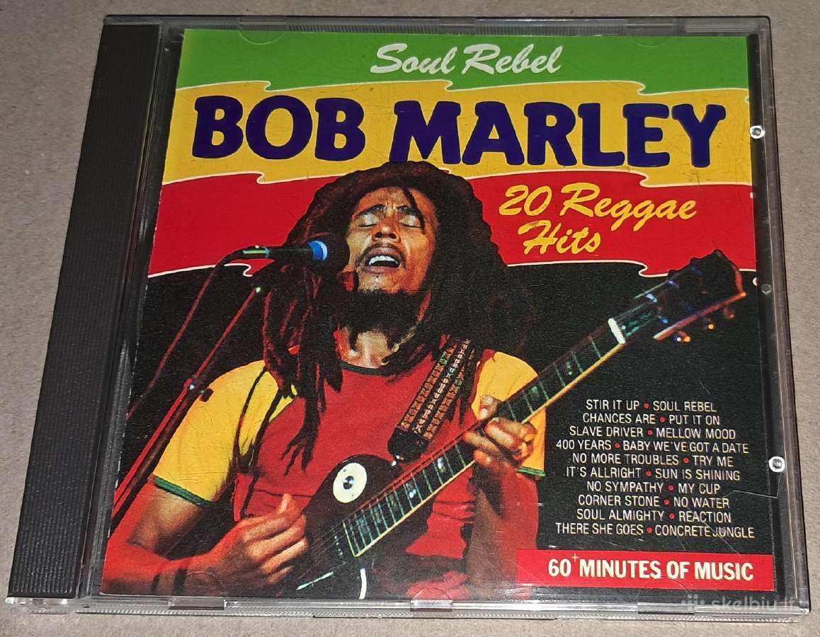 Bob Marley – Soul Rebel -20 Reggae Hits (Audio CD)