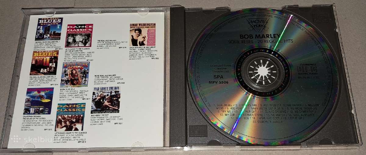 Bob Marley – Soul Rebel -20 Reggae Hits (Audio CD) - nuotraukos Nr. 3