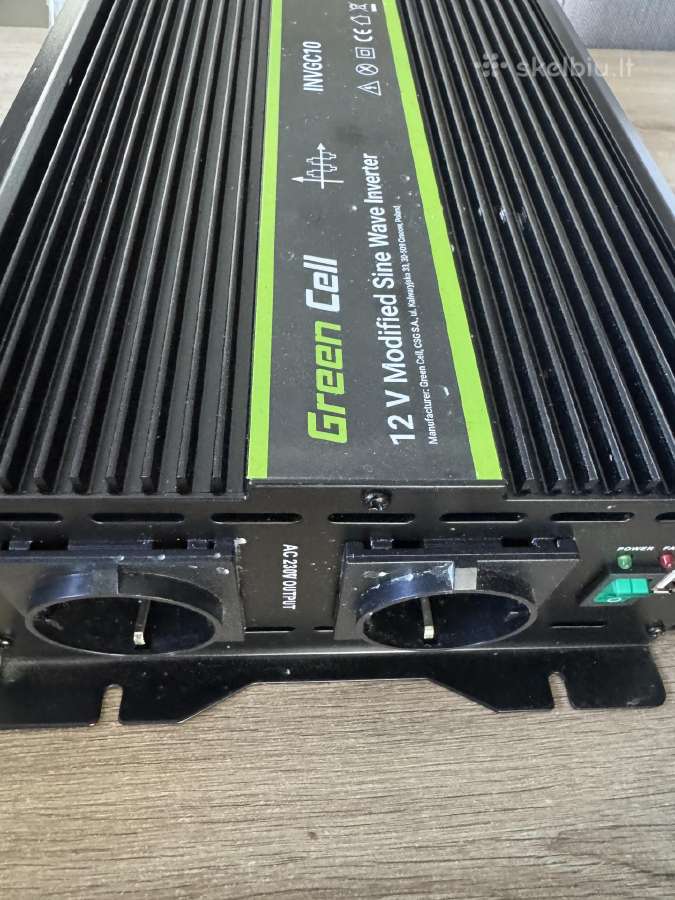 Green Cell Inverteris 12v į 220v 2000- 4000w