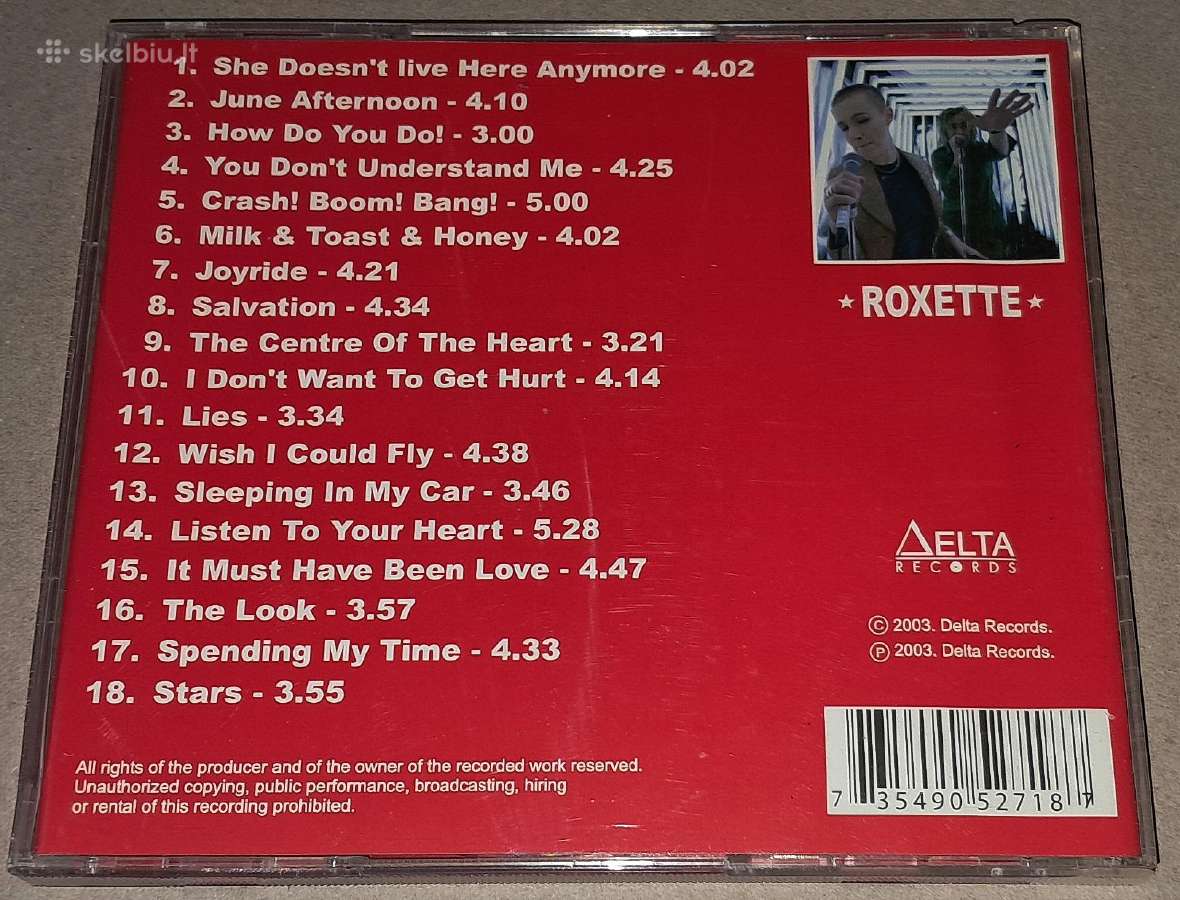 Roxette - The Best (Audio CD) - nuotraukos Nr. 2