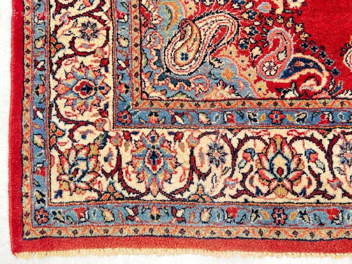 Vilnonis, rankų darbo kilimas "Kashan" - nuotraukos Nr. 8