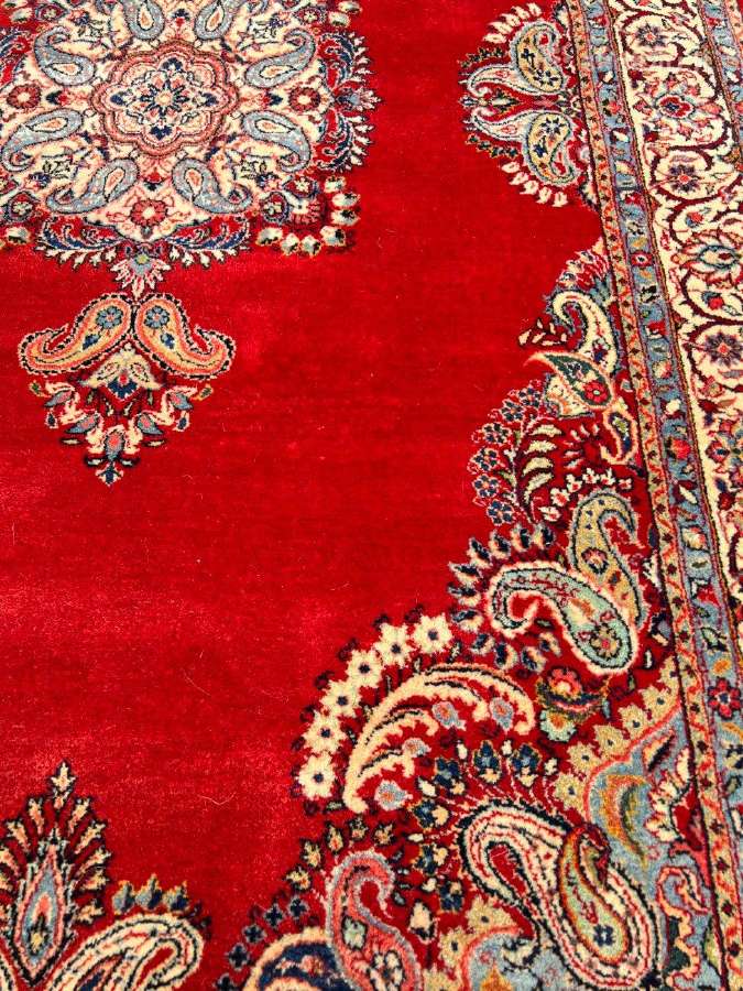 Vilnonis, rankų darbo kilimas "Kashan" - nuotraukos Nr. 10