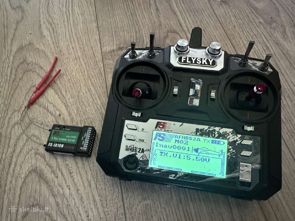 Flysky FS-i6x pultelis + Ia10b