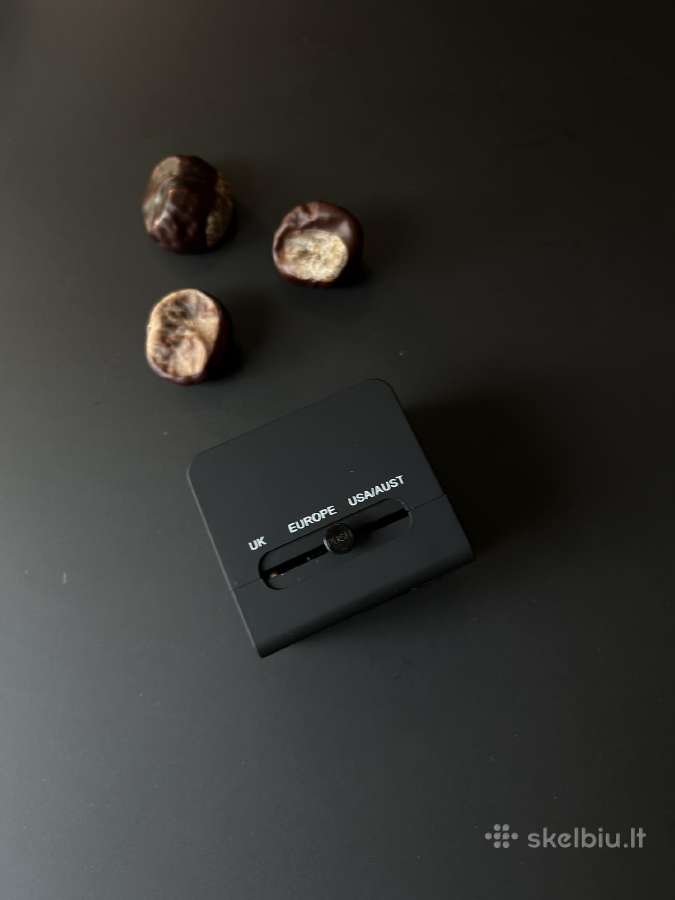 Universalus kelioniu adapteris su Usb. 2 Usb porta - nuotraukos Nr. 3