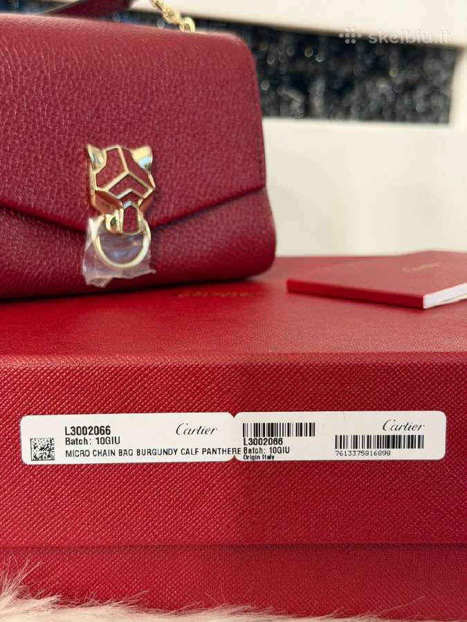 Cartier micro panthere kryžminė rankinė - nuotraukos Nr. 7
