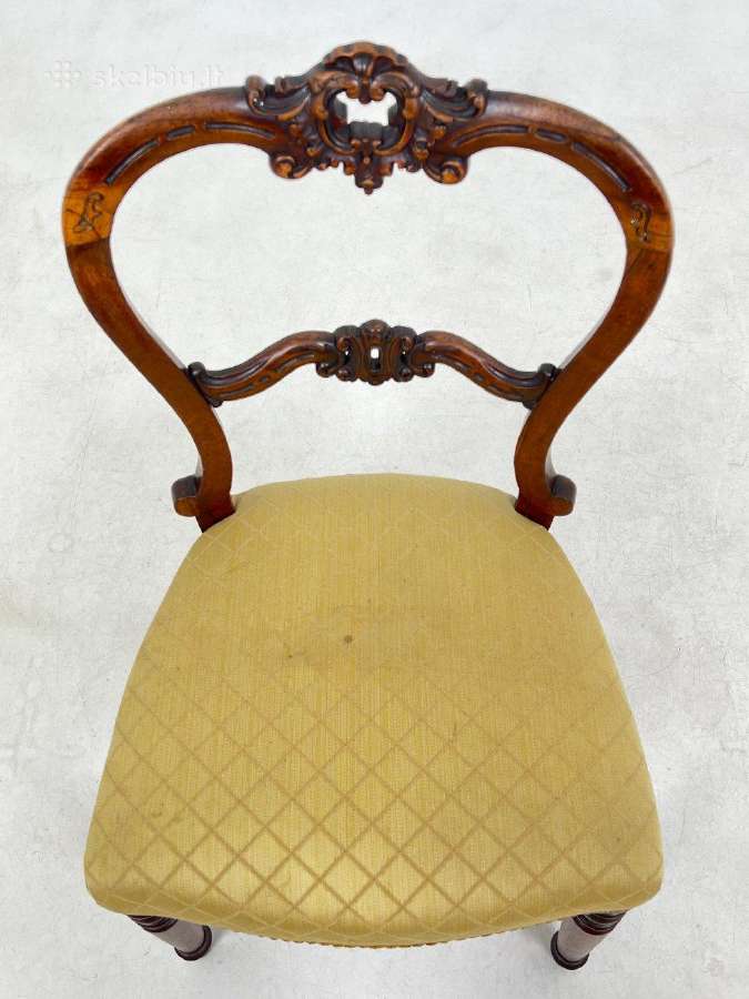 Victorian ballon stiliaus kėdės 4 vnt. Komplektas - nuotraukos Nr. 7