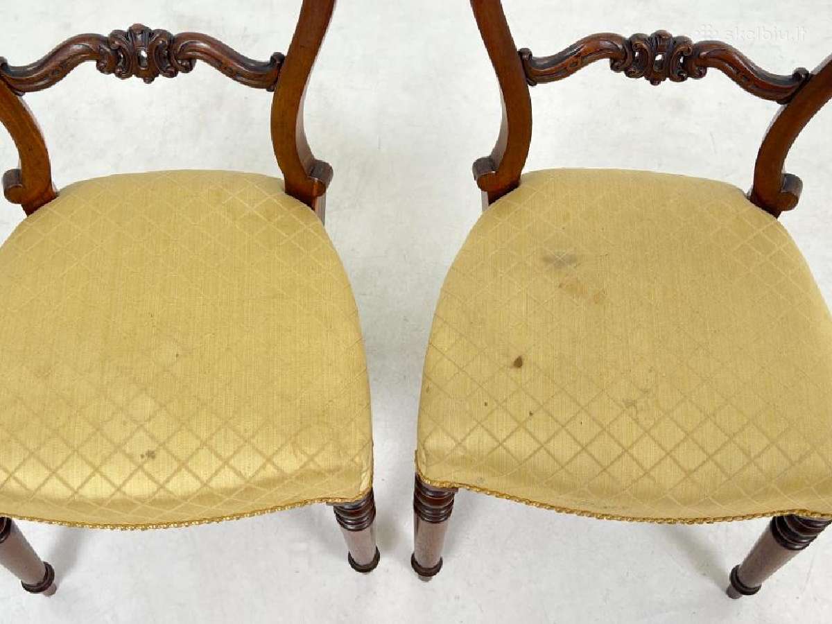 Victorian ballon stiliaus kėdės 4 vnt. Komplektas - nuotraukos Nr. 13