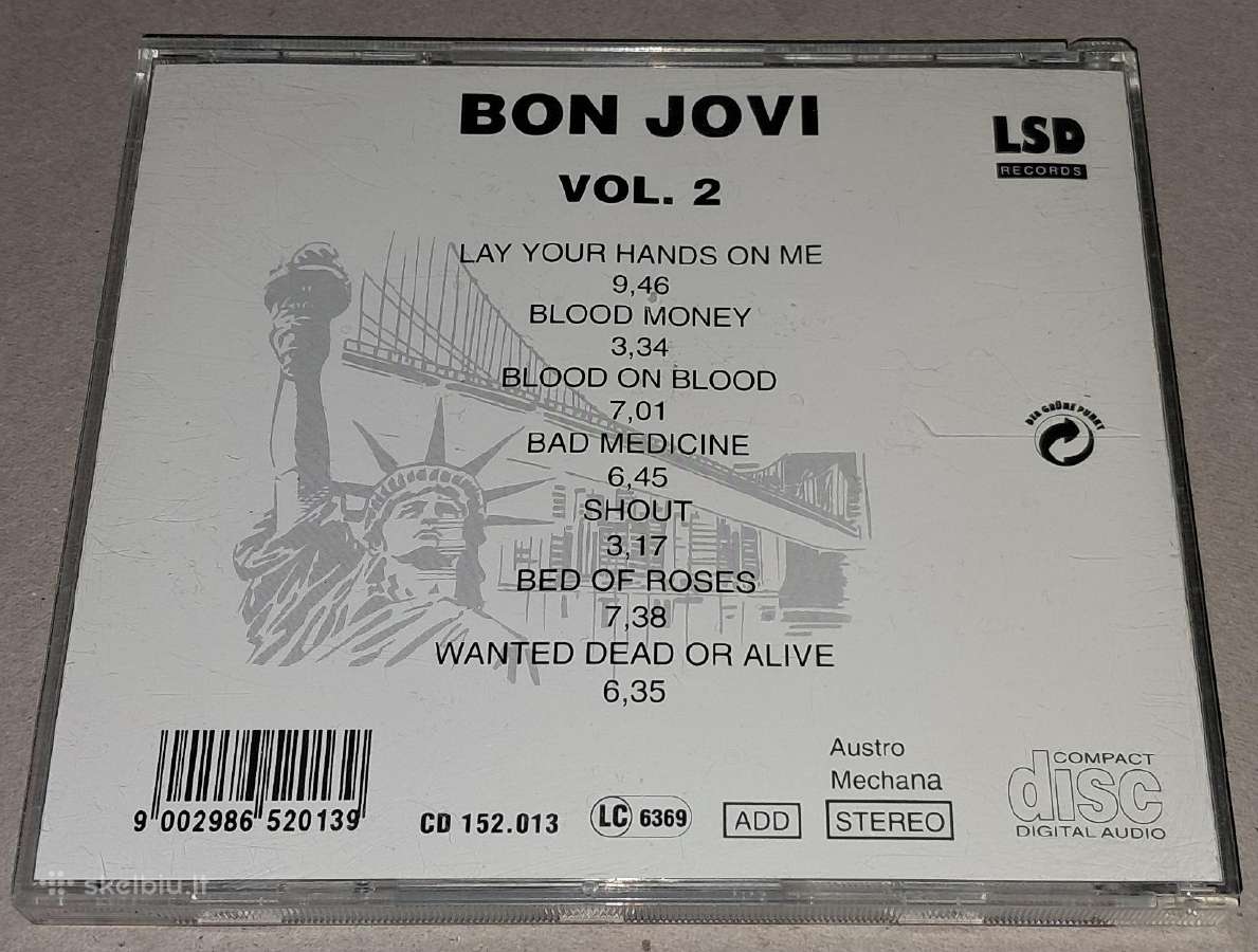 Bon Jovi - vol.2 (Audio CD) - nuotraukos Nr. 2