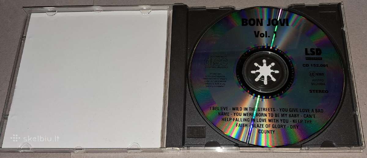 Bon Jovi - vol.1(audio CD) - nuotraukos Nr. 3