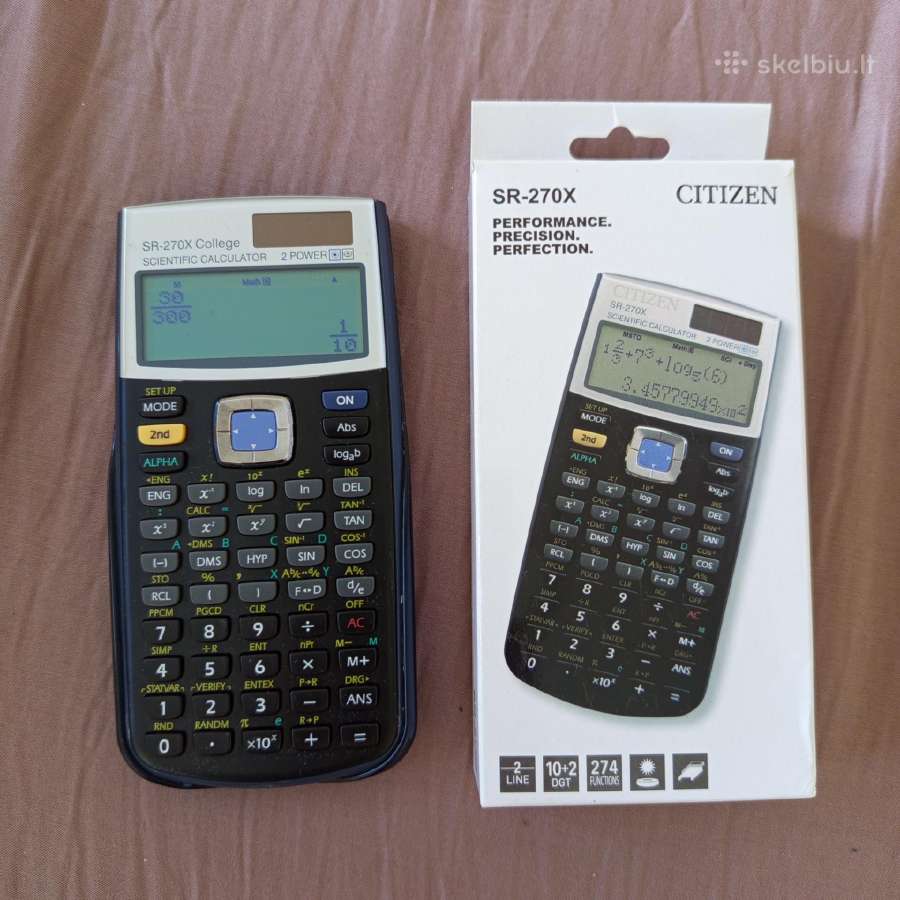 Skaičiuotuvas Citizen sr-270x