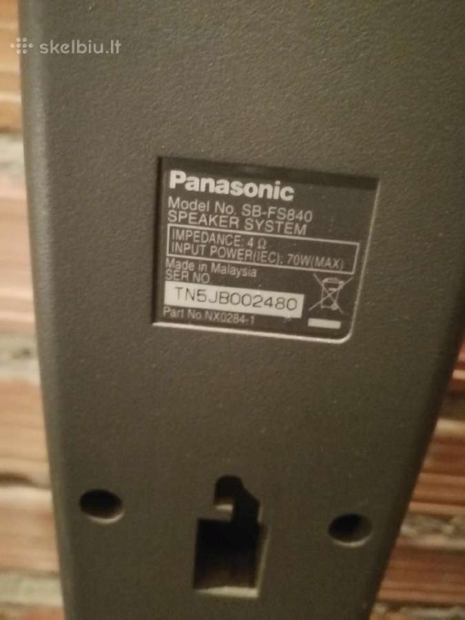 Kolonėlės panasonic - nuotraukos Nr. 2