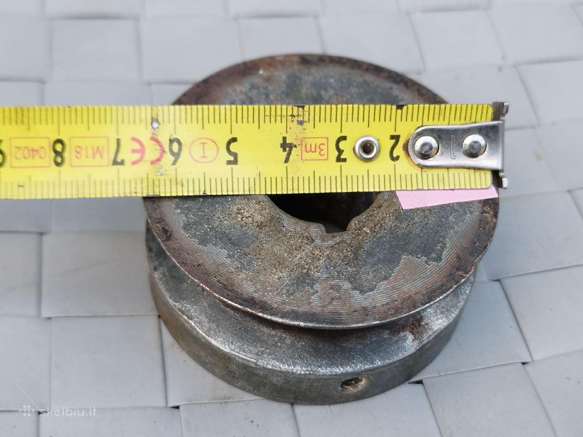 Metalinis skriemulys škivas variklio ašies 6,5cm - nuotraukos Nr. 6