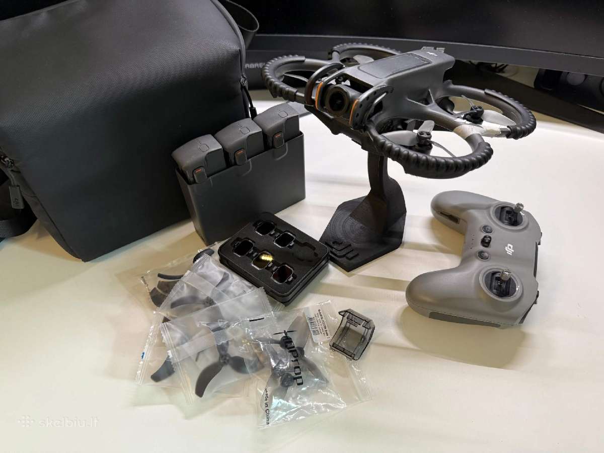 Dji Avata 2 ir jo priedai