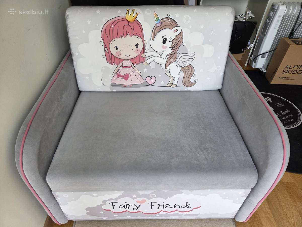 Vaikiškas Fotelis-lova "Friends"