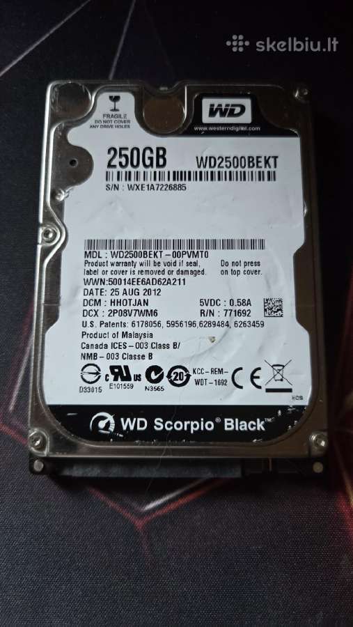 Kietieji diskai HDD