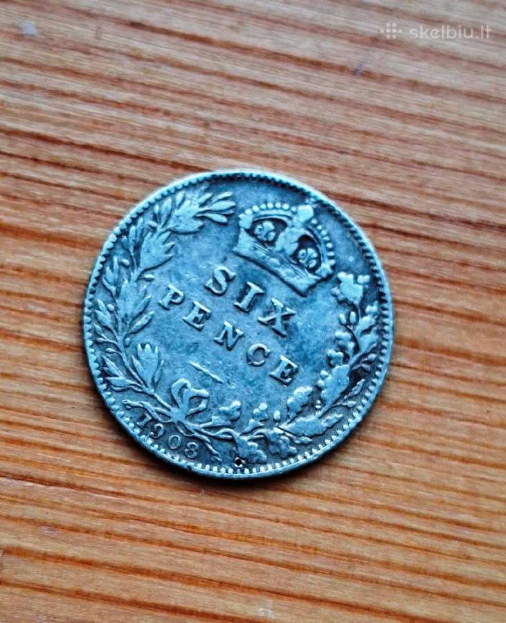 Britanija 1903 6 pensai (sidabras)