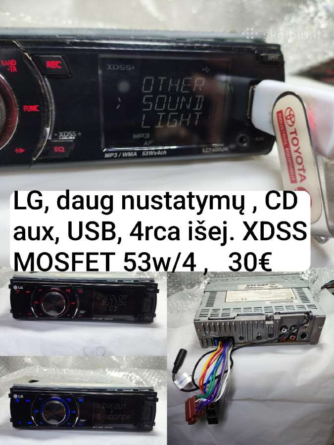 Automagnetola bluetooth, Usb, tel.laikiklis - nuotraukos Nr. 13