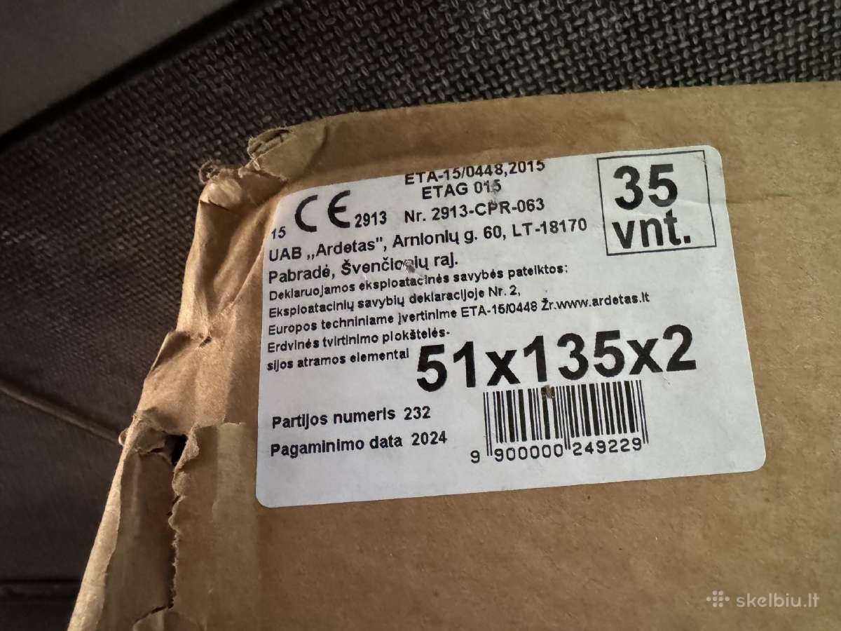 Sijos atrama 35vnt., naujos 51x135x2 - nuotraukos Nr. 3