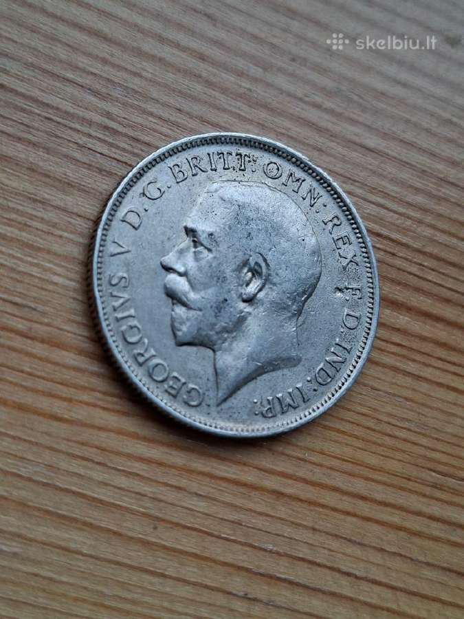 Britanija 1917 1 florinas (sidabras) - nuotraukos Nr. 2