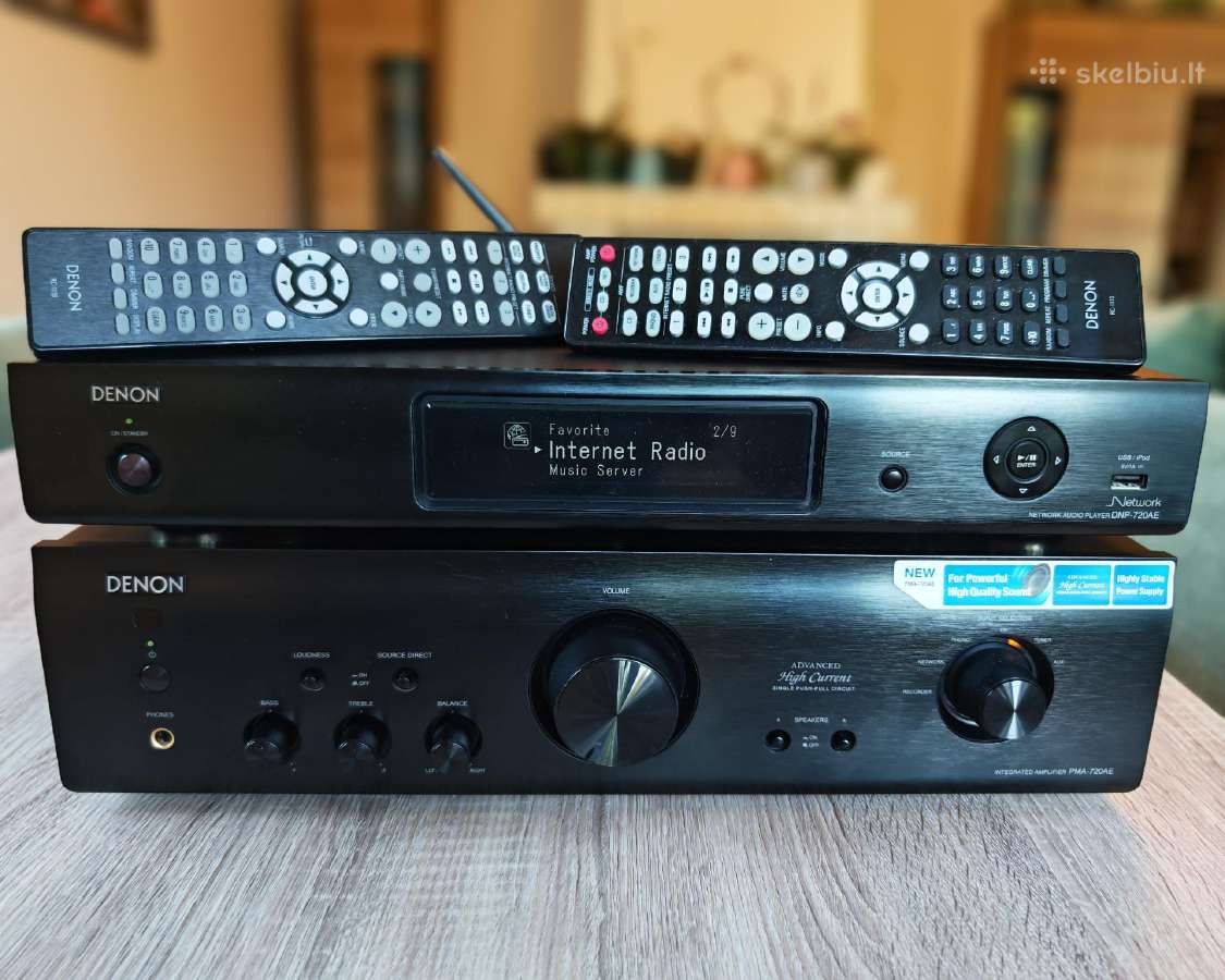 Denon stiprintuvo,tiunerio komplektas